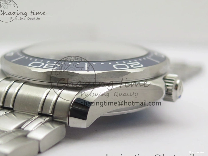 1225 Seamaster Diver 300M ORF 1:1 Best Edition Blue Ceramic Gray Dial on SS Bracelet A HighQuality 7867